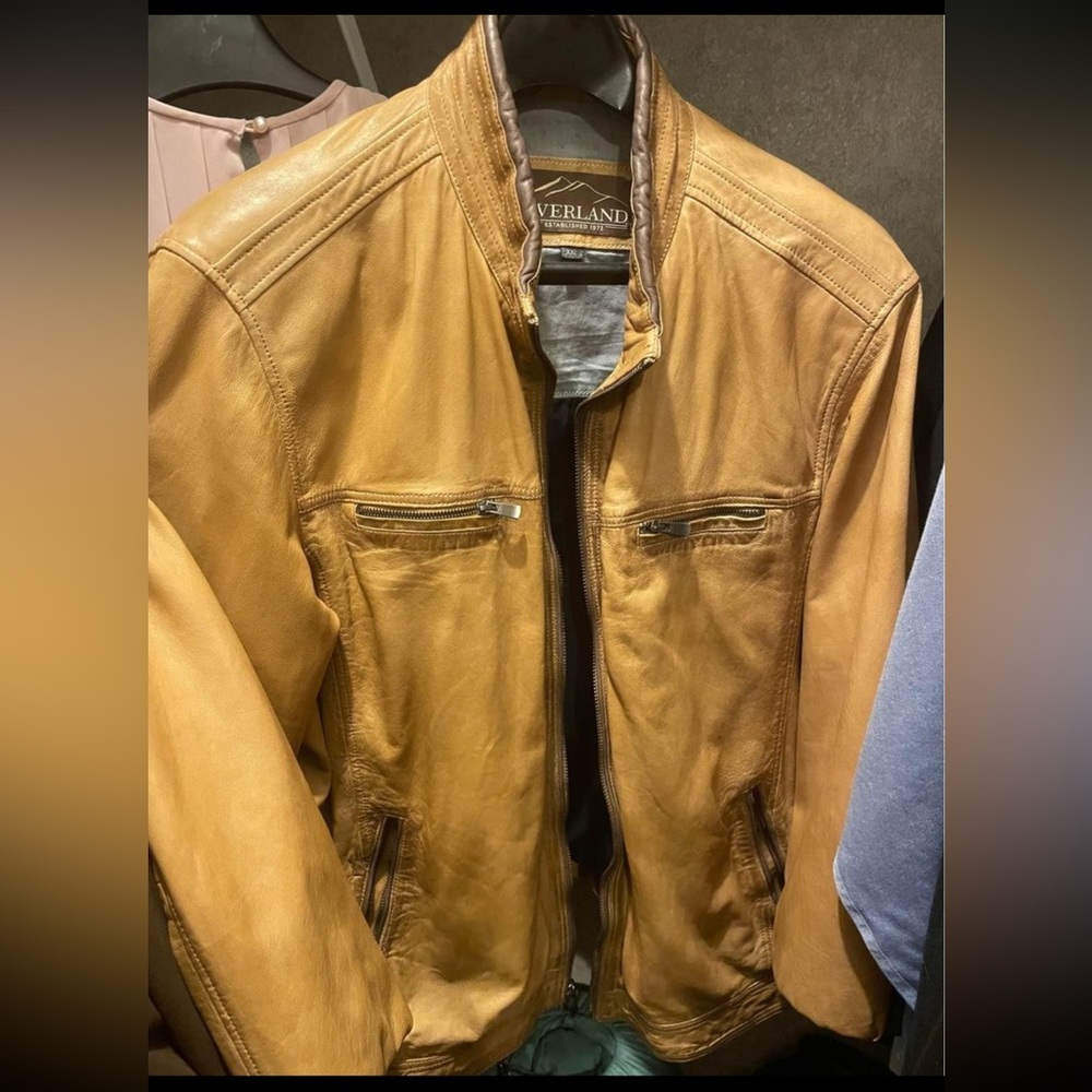Men’s overland jacket leather